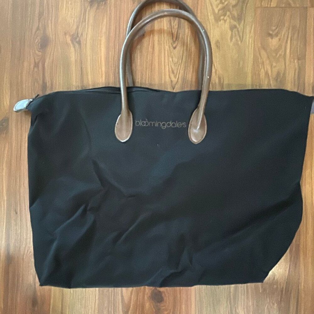 Bloomingdales black tote bag